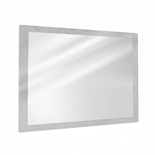 Vicco Badezimmerspiegel Kiko, Beton/Weiß, 45 x 60 cm von Vicco