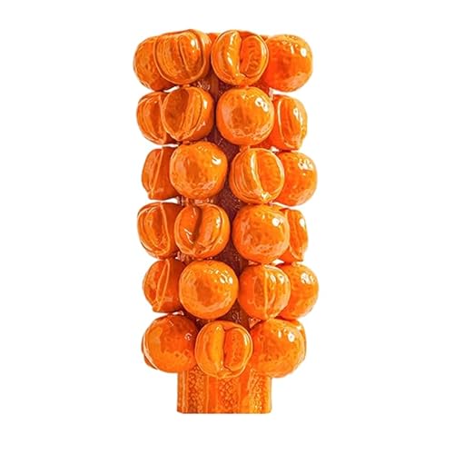 42x20cm cremige Früchte Traube Zitrone nordische Moderne handgemachte künstliche Keramikvase für Blumen getrocknete Blumen Wohnzimmer Home Ornamente von OSKOUR
