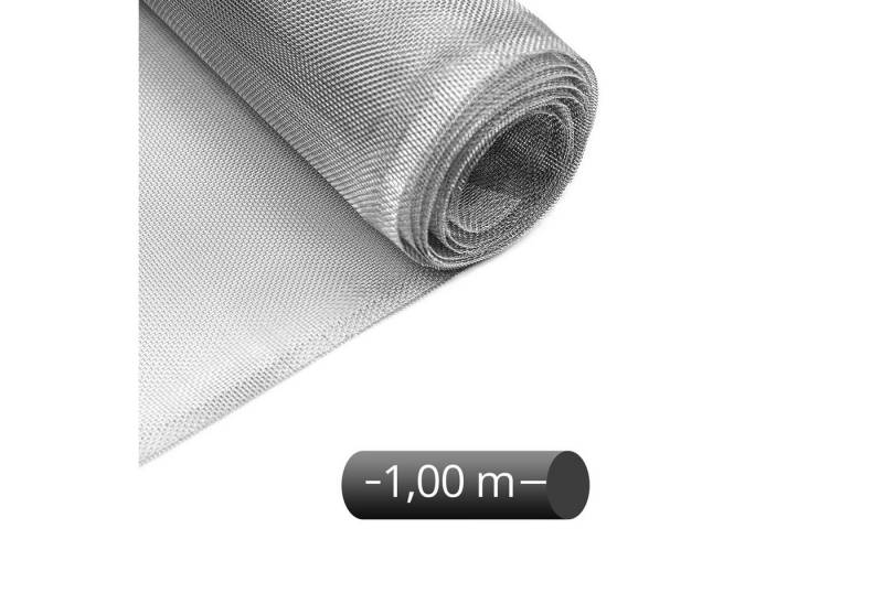 OSL Insektenschutz Fliegengitter-Gewebe Alu Gewebe Rolle Mückengitter Alu-Gitter Insektenschutz Nagerschutz, Aluminiumgewebe - Alu Gewebe Insektenschutz - indiv. kürzbar von OSL Insektenschutz