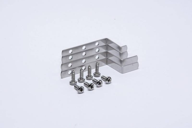 OSL Insektenschutz Insektenschutz-Tür Montagewinkel Einhängewinkel Fliegengitter Insektenschutz Zubehör, (13 mm), Winkelgrößen 3 - 36 mm - Montagewinkel für Fliegengitter Fenster von OSL Insektenschutz