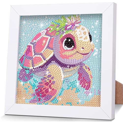 OSLEY Diamond Painting Kinder Set, 5D DIY Cartoon Diamant Painting Bilder, 15x15cm Leinwand und mit 18x18cm Bilderrahmen für Kinder und Mädchen, Erwachsene geeignet OSLEY Diamond Painting Kinder Set, 5D DIY Cartoon Diamant Painting Bilder, 15x15cm Leinwand und mit 18x18cm Bilderrahmen für Kinder und Mädchen, Erwachsene geeignet von OSLEY