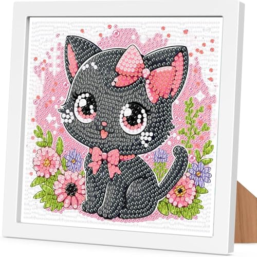 OSLEY Diamond Painting Kinder Set, 5D DIY Cartoon Diamant Painting Bilder, 15x15cm Leinwand und mit 18x18cm Bilderrahmen für Kinder und Mädchen, Erwachsene geeignet OSLEY Diamond Painting Kinder Set, 5D DIY Cartoon Diamant Painting Bilder, 15x15cm Leinwand und mit 18x18cm Bilderrahmen für Kinder und Mädchen, Erwachsene geeignet von OSLEY