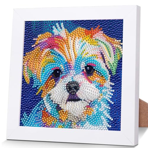 OSLEY Diamond Painting Kinder Set, 5D DIY Cartoon Diamant Painting Bilder, 15x15cm Leinwand und mit 18x18cm Bilderrahmen für Kinder und Mädchen, Erwachsene geeignet OSLEY Diamond Painting Kinder Set, 5D DIY Cartoon Diamant Painting Bilder, 15x15cm Leinwand und mit 18x18cm Bilderrahmen für Kinder und Mädchen, Erwachsene geeignet von OSLEY