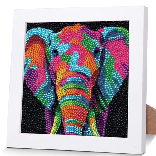 OSLEY Diamond Painting Kinder Set, 5D DIY Cartoon Diamant Painting Bilder, 15x15cm Leinwand und mit 18x18cm Bilderrahmen für Kinder und Mädchen, Erwachsene geeignet OSLEY Diamond Painting Kinder Set, 5D DIY Cartoon Diamant Painting Bilder, 15x15cm Leinwand und mit 18x18cm Bilderrahmen für Kinder und Mädchen, Erwachsene geeignet von OSLEY