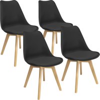 4 x OSLO Stuhl, schwarz von OSLO
