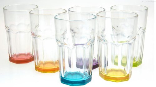 Caipirinha Caipi Gläser bunt 6 Stück bis zu 3 Farben möglich im Set - Keine Auswahl möglich von OSMA Werm GmbH