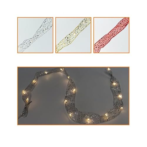 OSMA LED Ribbon Organza 3 ass 15 LEDs warmweiß von OSMA