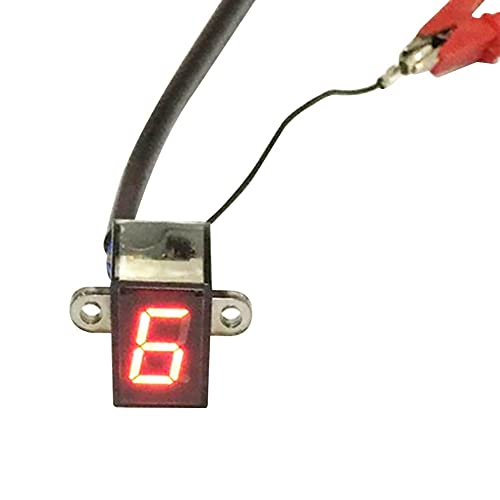 Digital Ganganzeige 12V Universal Motorrad Digital Ganganzeige Schalthebel Sensor Display Motorrad Zubehör von OSMARI