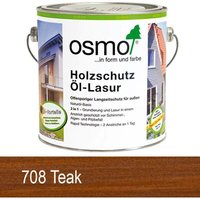 Osmo - 708 Holzschutz Öl Lasur Teak 2,5 Ltr von OSMO