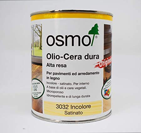 Hartwachsöl 3032 Osmo für Böden und Möbel aus Holz, 0,75 ml, wasserabweisend von OSMO