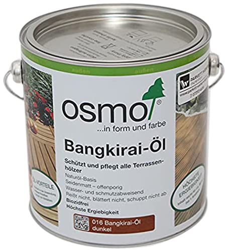 OSMO Terrassen-Öl Bangkirai dunkel 016 2,5 Liter von OSMO