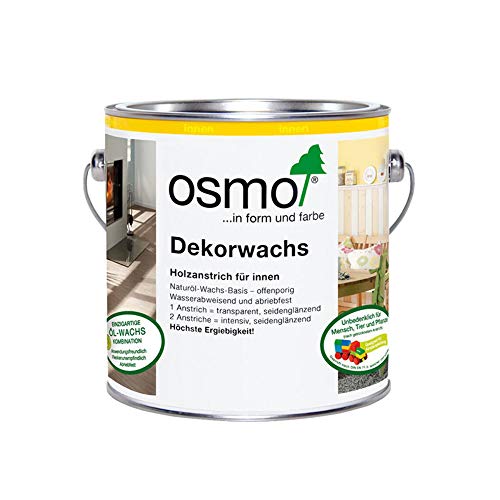 Osmo Dekorwachs Transparent Buche leicht gedämpft 0,75 l - 10100814 von OSMO