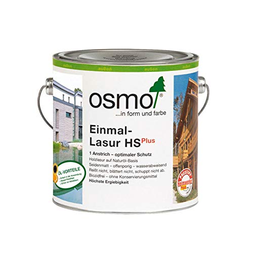 Osmo Einmal-Lasur HS Plus Ebenholz 2,50 l - 11101275 von OSMO