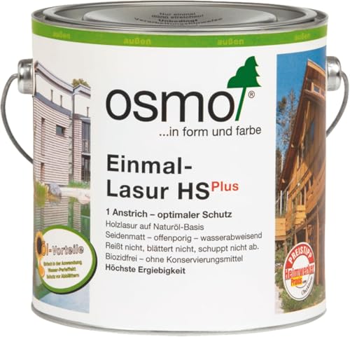 Osmo Einmal-Lasur HS Plus Fichte-Weiß (9211) 750 ml von OSMO