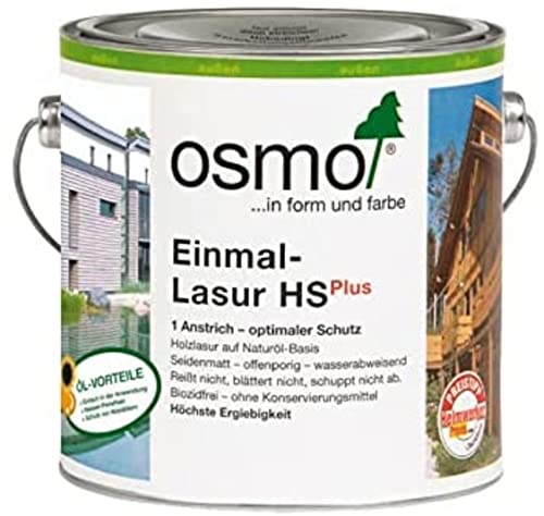 OSMO Einmal-Lasur HS Plus 9207 Quarzgrau, 0,75L von OSMO