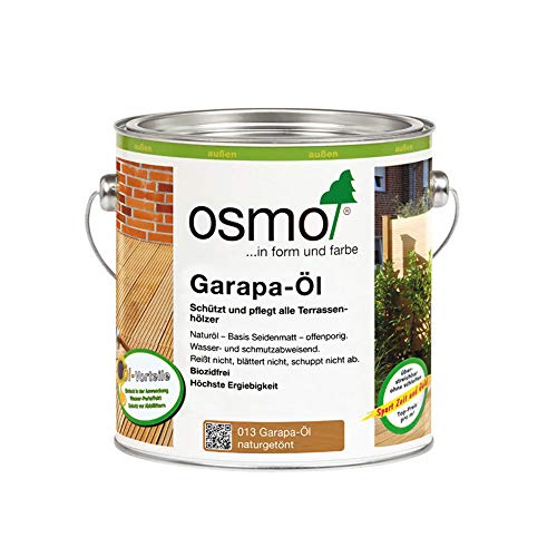 OSMO Terrassenöl 0,75 L Garapa-Öl 013 Naturgetönt - 11500081 von OSMO