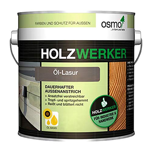 OSMO HOLZWERKER OEL-LASUR - 5 LTR (H-900 WEISS) von OSMO