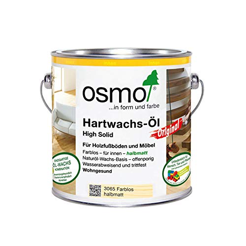Osmo Hartwachs-Öl Original Farblos Halbmatt 0,75 l - 11100119 Osmo Hartwachs-Öl Original Farblos Halbmatt 0,75 l - 11100119 von OSMO