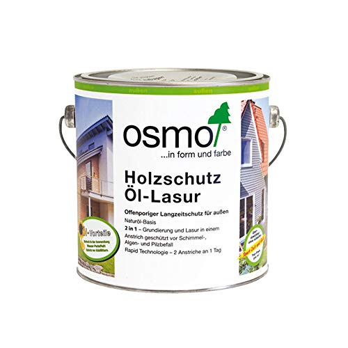 OSMO Holzschutz Öl-Lasur Holzlasur, 0,75 L, Farbe 703 Mahagoni von OSMO