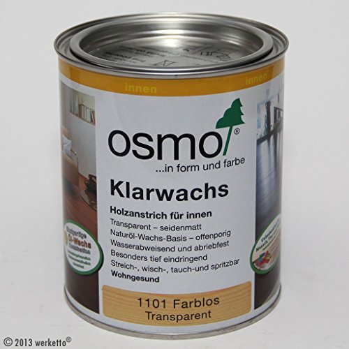OSMO Klarwachs 2,5 Liter Farblos 1101 von OSMO