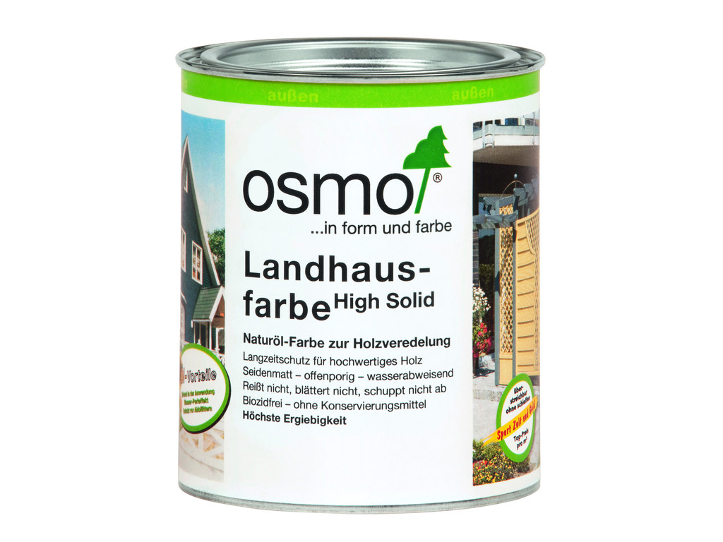 OSMO OSMO Landhausfarbe - Inhalt: 2,5 Liter, seidenmatt von OSMO