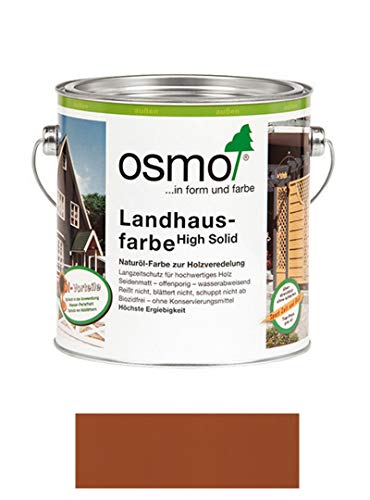 OSMO Landhausfarbe High Solid 2,5L Zeder/Rotholz 2310 von OSMO