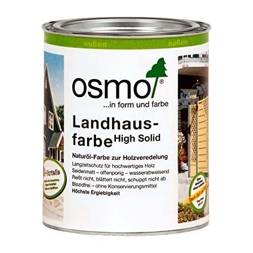 OSMO Landhausfarbe High Solid 750ml Schwarzgrau 2703 von OSMO