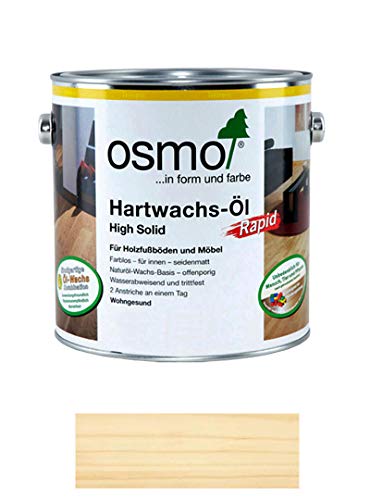 OSMO Polyx Hartwachsöl – Rapid matt 3262 0,75 ltr Dose von OSMO