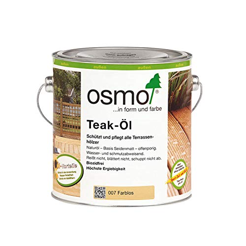 Osmo Teak-Öl Farblos 0,75 l - 11500002 von OSMO