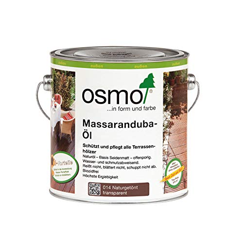 OSMO Terrassenöl 2,5 L Massaranduba 014 von OSMO