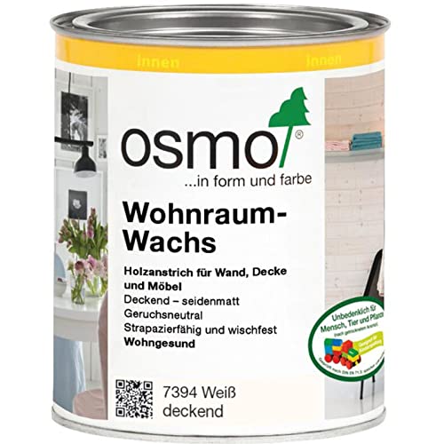 Osmo Wohnraum-Wachs Weiß Transparent 2,50 l - 13100227 von OSMO