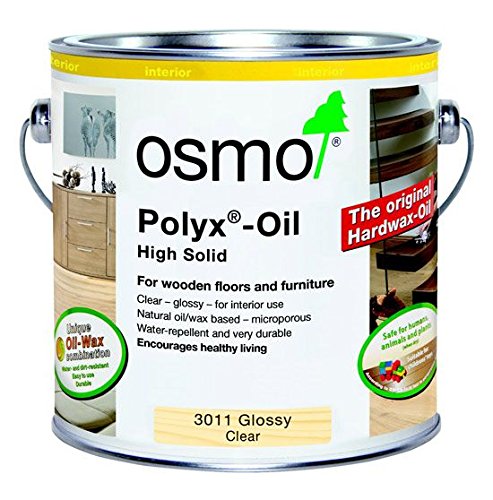 Osmo 3011 Polyx Hartwachsöl klar glänzend 2,5 Liter von OSMO