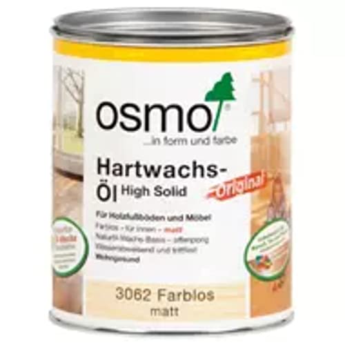 Osmo Hartwachs-Öl Original Farblos Matt 2,50 l - 10300050 von OSMO