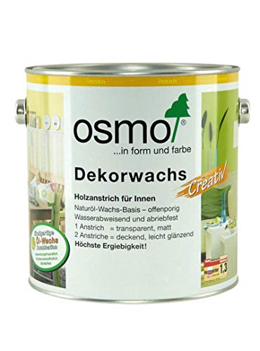 Osmo Dekorwachs Intensiv Weiß Matt 0,375 l - 10100394 von OSMO