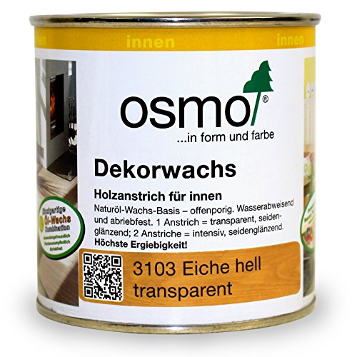 Osmo Dekorwachs Transparent Eiche hell 0,375 l - 10100802 von OSMO