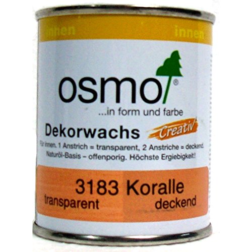 Osmo Dekorwachs creativ, 0,125 Liter in 3183 Koralle von OSMO