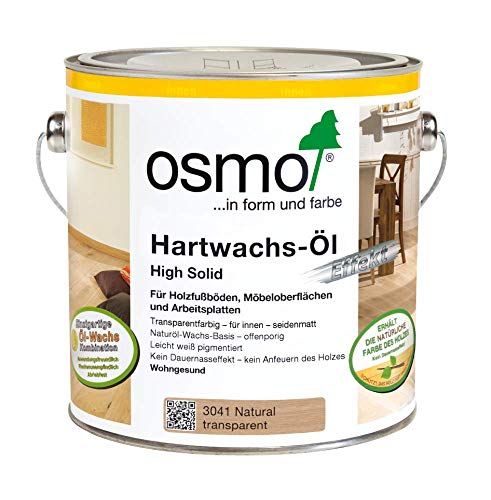 OSMO Hartwachs-Öl 2,5 L, 3041 Natural Effekt von OSMO