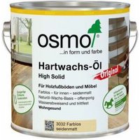 Osmo Hartwachs-Öl Original Farblos Seidenmatt 2,50 l - 10300002 von OSMO