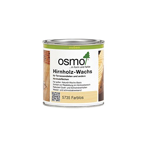 0,375L Osmo Hirnholzwachs 5735 farblos Hirnholz Wachs Stirnkantenwachs von OSMO