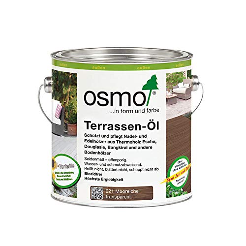 OSMO Terrassenöl 0,75 L Terrassen Öl Mooreiche 021 von OSMO