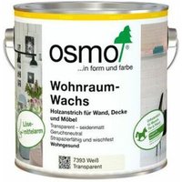 Osmo - Wohnraum-Wachs Weiß Deckend 2,50 l - 13100231 von OSMO