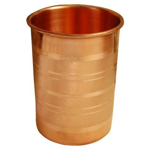 OSNICA 4 Stück Kupfer Wasser Tumbler Glas für Heilung Ayurvedische Produkt Moscow Mule Kupfer Tassen Kapazität 350 ml (Stil 01) von OSNICA