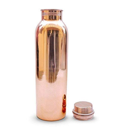 Copper Stylish Bottles Joint Free mit Ayurveda profitierte 100% pure & Leak Proof 600 ML von OSNICA