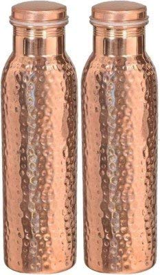 OSNICA 900 ML / 30OZ 2er-Set - 100% Kupferwasserflasche oder Thermoskanne von Traveller - Ayurveda-Gesundheitsvorteile - Designer-Wasserflaschen, gemeinsame, kostenlose Wasserflasche, handgefertigtes von OSNICA