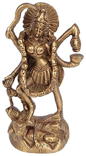 OSNICA Messingstatue-Idol-Oberste Göttin Maa Kali Mahakali für Haupttempel Mandir von OSNICA