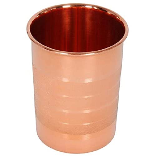 2 Pieces Premium Qualität Copper Tumbler – 100% Pure Copper Tumbler für Wasser – Better Then Gläser, Safer Than Plastic (Design 6) von OSNICA