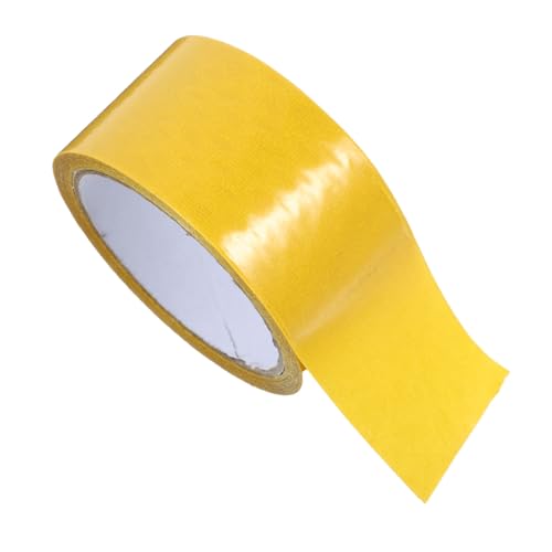 OSOLADY 1 Rolle doppelseitiges Klebeband Multifunktional zweiseitiges Klebeband Abs double sided tape klebeband doppelseitig teppich Netzband wasserdichtes Isolierband Yellow von OSOLADY