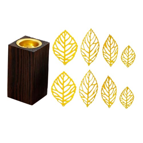 OSOLADY 1 Satz DIY Selbstklebendes Holz Aroma Räuchergefäß Teilig Dekorativer Räucherstäbchenhalter für Meditation Yoga Schlafzimmer Sauna und von OSOLADY