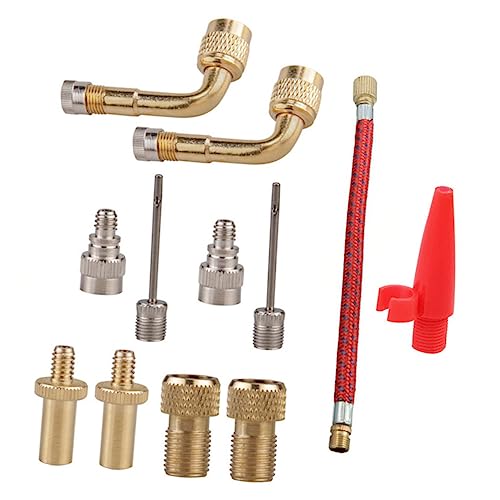 OSOLADY 1 Satz Luftventil Adaptern für Auto und Fahrrad Inflator Connector für Effektives Aufpumpen von Reifen und Sportgeräten Leicht und Tragbar OSOLADY 1 Satz Luftventil Adaptern für Auto und Fahrrad Inflator Connector für Effektives Aufpumpen von Reifen und Sportgeräten Leicht und Tragbar von OSOLADY