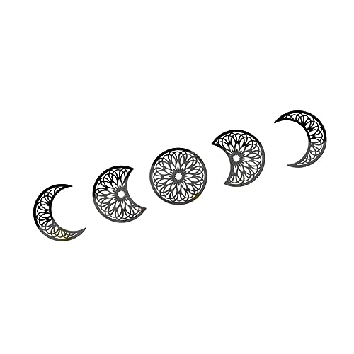 OSOLADY 1 Satz Mond Wandtattoo Selbstklebende Spiegel Dekoration für Schlafzimmer Kreative Wandaufkleber für Glatte Oberflächen Einzigartiges Design für Moon von OSOLADY